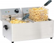 Friteuse professionnelle électrique 2 x 8 L