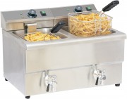 Friteuse professionnelle électrique vidange