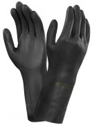 Gants de protection chimique néoprène noir