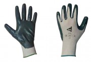 Gant manutention nitrile gris