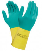 Gant protection chimique caoutchouc naturel