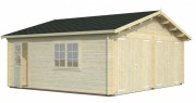 Garage en sapin du nord