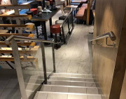 Garde corps inox et verre