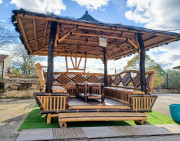 Gazébo en bambou