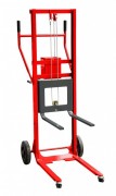 Gerbeur manuel à treuil auto freiné 250 kg - Levée 1250 mm
