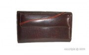 Grand portefeuille pour femme cuir marron 