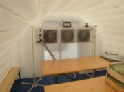 Grande chambre froide gonflable