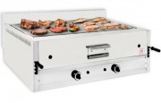 Grill en pierre de lave avec grille universelle