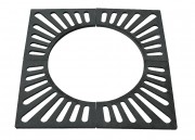 Grille d'arbre de côte en fonte