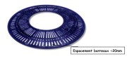 Grille d'arbre ronde - PMR - Dim. extérieur ?1500 mm - Dim. intérieur ?700 mm