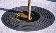 Grille d'arbre presto ronde