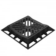 Grille inclinable concave en fonte ductile