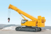 Grue télescopique sur chenille