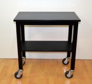 Guéridon de service en bois noir - Dim. L70 x l40 x H75 cm