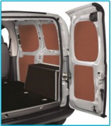 Habillage véhicule utilitaire en bois luxueux