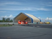 Hangar avion en toile