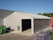 Hangar évolutif à fondations légères