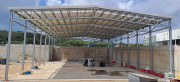 Hangar métallique modulaire grande portée - Largeur : jusqu'à 40 m - Hauteur : jusqu'à 12 m