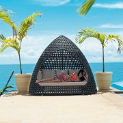 Hutte de jardin avec coussins