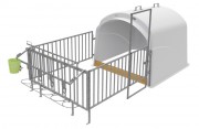 Igloo pour élevage veaux
