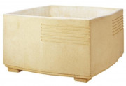 Jardinière béton avec pieds