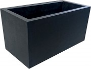 Jardinière béton noir