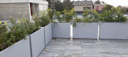 Jardinière aménagement extérieur en béton