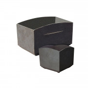 Jardinière en fonte rectangulaire