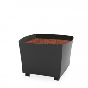 Jardinière en tôle d'acier