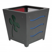 Jardinière personnalisable en acier