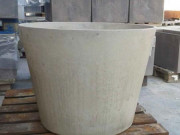 Jardinière ronde en béton