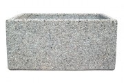 Jardinières carrées en béton