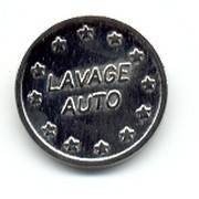 Jeton laiton nickelé non magnétique diamètre 25,20 mm