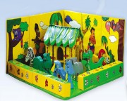 Jeu découverte animaux gonflable pour enfants