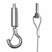 Kit crochet avec câble fileté