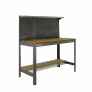 Kit d'établi métallique gris