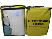 Kit d'intervention pour pollution d'hydrocarbures 14L
