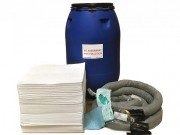 Kit d'intervention pour pollution d'hydrocarbures 250 L