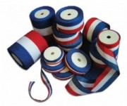 Lambrequin tricolore largeur 100 mm