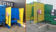 Lève conteneurs 4 roues pour compacteurs