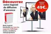 Logiciel affichage dynamique salon coiffure