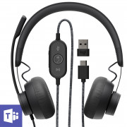 Logitech Zone Wired - Version Microsoft Teams - Casque PC / USB