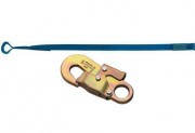 Longe sangle extrémité bouclée et connecteur