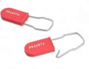 Lot de 100 scellés cadenas rouge à crochet