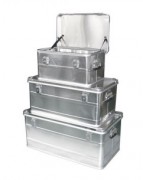 Lot de coffre aluminium à poignées latérales