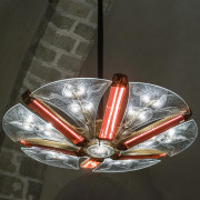 Lustre chauffant infrarouge à LED - Ø110 ou 145 cm