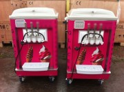 Machine à glace italienne de comptoir 2 parfums