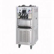 Machine à glace soft et frozen yogurt - 2 parfums et panachage - Sur comptoir ou vertical à roulettes - Capacité cuve: 2 x 12 L - L.552 x P.652 x H. de 955 à 1474 mm 