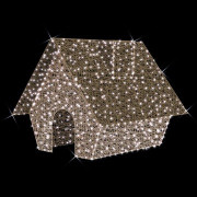 Maison, Main et Boîte aux lettres illuminées