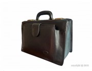 Mallette noire en cuir de vachette